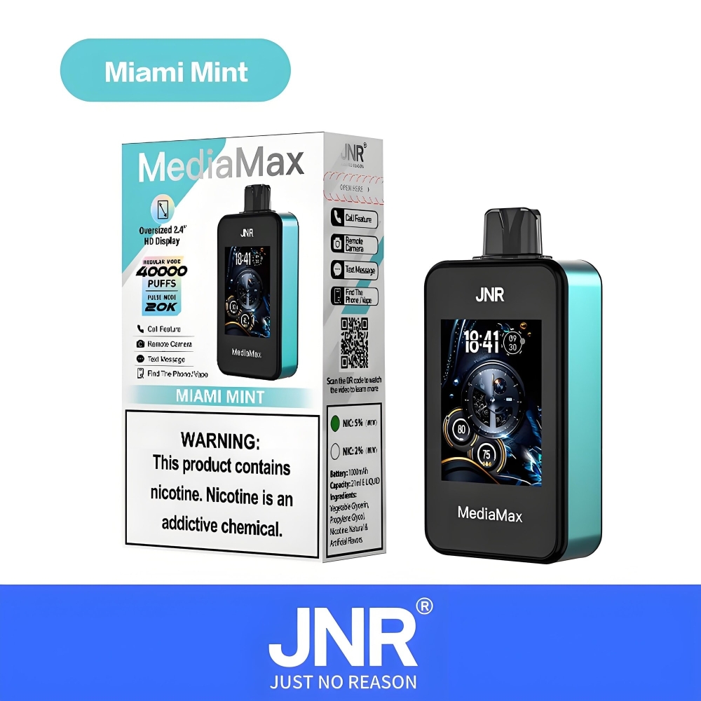 JNR® MediaMax 40000 Puffs a revolutionary disposable vape 12